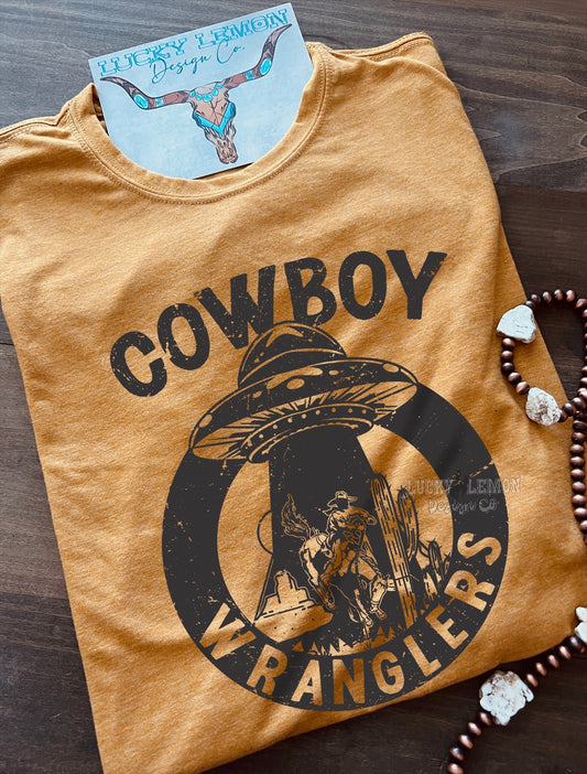 Cowboy spaceship Tshirt